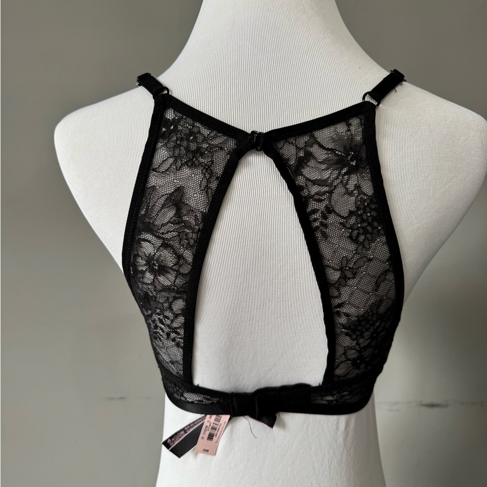 VICTORIA’S SECRET BLACK LACE BRA – SIZE 34B – NEW WITH TAGS – ELEGANT & CHIC 🖤 - Picture 6 of 9